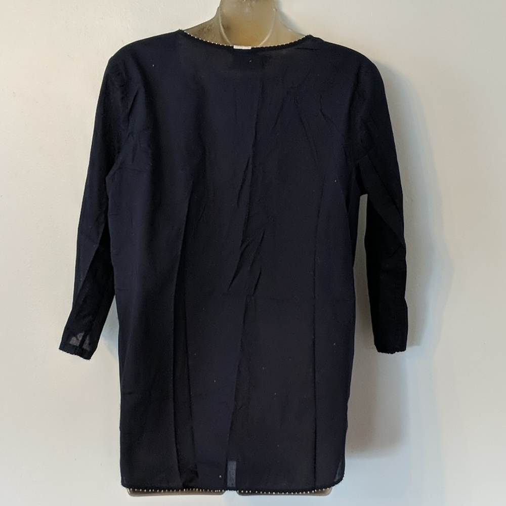 J. Crew studded linen tunic top size small - Picture 6 of 7